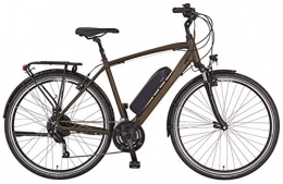 Prophete Bicicleta Prophete ENTDECKER E9.6 - Bicicleta eléctrica para hombre (28", 52 cm), color marrón oscuro mate