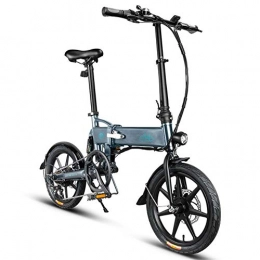 Quiet.T Bici Electrica Ebike 20KM / H, D2s 7.8 Bicicleta Elctrica Plegable con Luz LED Frontal para Adultos