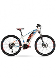 RAYMON Bicicleta RAYMON E-Sixray 4.0 Pedelec E-Bike 2019 - Bicicleta eléctrica, color blanco, azul y naranja