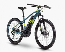 RAYMON Bicicleta RAYMON Hardray E-Nine 4.0 - Bicicleta eléctrica (29", 55 cm), color azul y verde