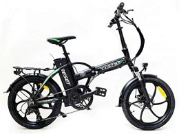 Reset Bicicleta Reset - Bicicleta eléctrica Plegable con pedaleo asistido 20" 250 W Pocket Negro / Verde