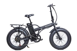 REVOE Bicicletas eléctrica Revoe e-bike Dirt Vtc, Fat Bike Bicicleta Plegable, Negro, 20 '', Shimano Shift, 25 Km / h