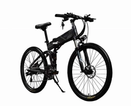 RICH BIT Bicicletas eléctrica RICH BIT 860 Bicicleta eléctrica de montaña Plegable con 21 velocidades 36V 250W (Negro)