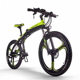 RICH BIT Bicicletas eléctrica RICH BIT Bicicleta elctrica, ZDC-880, e-Bike, 250W, 36V, 9.6AH (Verde-Negro)