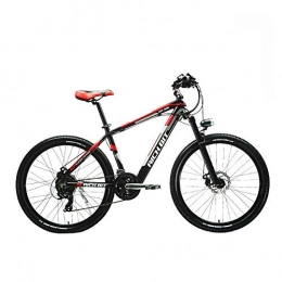 RICH BIT Bicicletas eléctrica RICH BIT® Bicicleta eléctrica montaña TP800 250 W * 36 V, 21 velocidades, Ruedas de 26"Freno de Disco, Color Negro y Rojo