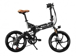 RICH BIT Bicicletas eléctrica RICH BIT RT 730 Bicicleta elctrica Plegable 250 W * 48V 8Ah 7 velocidades de Color Gris y Negro