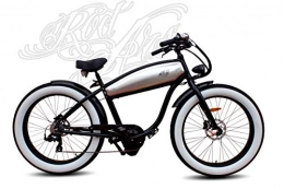 RodArs Bicicletas eléctrica Rodars Bicicleta Eléctrica Pedelec Cruiser Outlaw FatBike eBike 250W 11Ah Samsung 25km / h Autonomía 45-60km