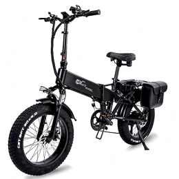 YANGAC Bicicleta RX20 Bicicleta Eléctrica Plegable 20 Pulgadas, Motor 48V 750 W, Batería Extraíble 15 Ah, Velocidad Máxima de 45 km / h, Fácil Almacenamiento Plegables [EU Warehouse