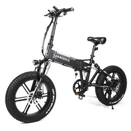 Samebike Bicicletas eléctrica SAMEBIKE Bicicleta eléctrica de 20 Pulgadas Bicicleta eléctrica de montaña Snow Beach
