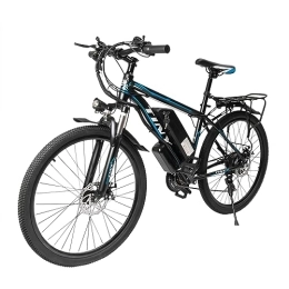SanBouSi Bicicleta SanBouSi Bicicleta eléctrica eléctrica de 26 pulgadas para mujer y hombre, 21 velocidades, con batería extraíble de 48 V, 10 Ah, pantalla LCD, bicicleta eléctrica