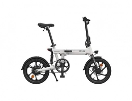Sanvaree Bicicleta Sanvaree Bicicleta eléctrica HIMO para Adultos Bicicleta eléctrica Plegable 250W Motor 3 Modos de Trabajo, Bicicleta eléctrica con Pedal para desplazamientos (Z16 White)