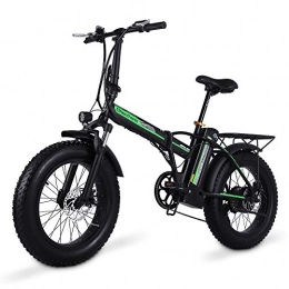 Shengmilo Bicicleta Shengmilo Bicicleta Eléctrica, Bicicleta Eléctrica Plegable, Fat Tire Ebike, 48V 15AH, 500W (Negro)