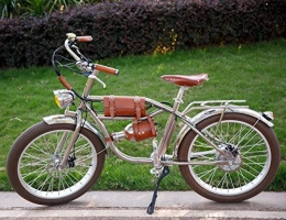 Shengmilo Bicicleta Shengmilo Bicicleta eléctrica Urbana 24 Pulgadas Bicicleta eléctrica Retro Bicicleta eléctrica Vintage Retro