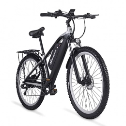 Shengmilo Bicicleta Shengmilo -M90 Bicicleta eléctrica de montaña eléctrica de 29 pulgadas con batería de iones de litio extraíble 48 V 17 A para adultos, doble sistema de frenado hidráulico, transmisión de 7 velocidades