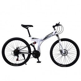 Skang Bicicletas eléctrica Skang 2020 Nuevo Adulto Bicicleta Plegable Bicicleta de montaña Doble Freno Disco Cambio de Piñón, 24 Pulgadas, Negro, Rojo, Blanco, Amarillo