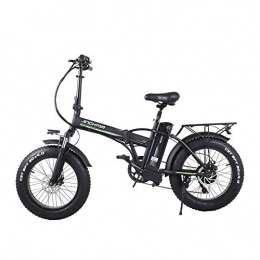  Bicicletas eléctrica SONGZO Bicicleta Eléctrica Plegable de 20 Pulgadas 500W con Batería de Litio Extraíble de 48V 15AH y Pantalla LCD