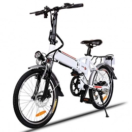 Speedrid Bicicletas eléctrica Speedrid Bicicleta eléctrica Plegable Adultos, Bicicleta eléctrica de 20 '' con batería de Iones de Litio de 36V 8Ah, Profesional de 7 velocidades.