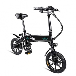 SUQIAOQIAO Bicicleta SUQIAOQIAO FIIDO D1 Sencilla de la batera de Gran Capacidad y Hermoso E-Bici, Modos de conduccin Tres, Bicicleta elctrica Plegable con la luz Delantera LED para Adultos, Negro, 7.8Ah