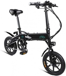 TCYLZ Bicicletas eléctrica TCYLZ Bicicleta eléctrica plegable para adultos hombres mujeres viajes Mountain Bycicle 250 W 36 V 7, 8 Ah batería de iones de litio pantalla LED velocidad máxima 25 km / h
