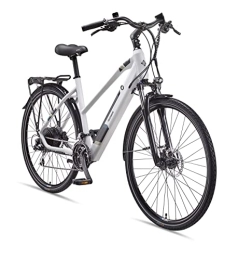 Telefunken Bicicletas eléctrica TELEFUNKEN Bicicleta eléctrica para mujer, de aluminio, 28 pulgadas, con 24 marchas Shimano Acera, bicicleta de trekking Pedelec con motor de rueda trasera, 250 W, 11, 6 Ah, batería de 36 V, XC940