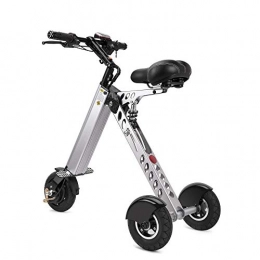 Topmate Elctrico vehculo Mini Moda de Bicicletas y electrnica Inteligente de Movilidad elctrica de Triciclo Plegable y porttil Bicicleta elctrica (Gris)