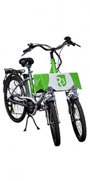Eco Bici Bicicletas eléctrica Triciclo Eléctrico Adultos 2 Ruedas Delanteras R3 con Batería extraíble de Ion-Lítio 36V 12Ah NO Efecto Memoria Motor 250W Brushless, máx. Vel. 25 km / h