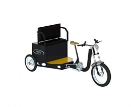 TRIPS Bicicleta TRIPS - Triportador eléctrico de 250 kg de carga. Módulos: Street Food Truck Cociine-Trans Palets – Pickup – Cargo envío – Taxi – (Taxi)