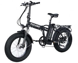 Tucano Bikes S.L Bicicletas eléctrica Tucano Bikes Monster 20 Limited Edition. Bicicleta Elctrica Plegable - Motor 500W - Supensin Delantera - Velocidad Mxima 33km / h - Display LCD - Frenos hidrulicos (Negro Mate)
