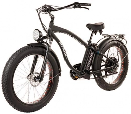 Tucano Bikes Bicicleta Tucano Bikes Monster 26. Bicicleta eléctrica 26" •Motor: 1.000W-48V • Suspensión Delantera • Frenos Hidráulicos • Velocidad máxima: 42 Km / h •Batería: 48V 12Ah (Negro)
