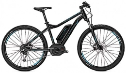 Univega Bicicleta Univega Vision E 1.0 Sky, 27, 5 pulgadas, eBike Bosch de 9 velocidades, 2016, negro mate RH 48 / L