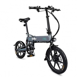Usuny Elctrico Bicicleta Plegable Plegable Bicicleta Altura Ajustable Porttil para Ciclismo Gris Blanco 1 Unidad - Gris