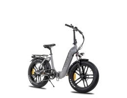 V-BIKE Bicicleta V-BIKE Q1: cómodo, fuerte y conveniente bicicleta plegable / fatbike. Hecho en UE, 25km / h, 80km de radio, 2 años de garantía, red de servicio de la UE.