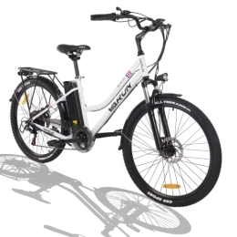 VARUN Bicicletas eléctrica VARUN Bicicleta Electrica, 26'' Bici Electrica con Batería Extraíble de 36V 10.4AH, 250W Motor, Shimano 7 Velocidad, Ebike Hombres Mujeres