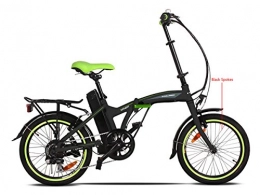ELEM Technic Bicicleta Velo elctrico 36V cama plegable negro verde