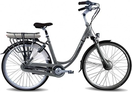 Vogue Bicicletas eléctrica Vogue Premium E-Bike Bicicleta de ciudad de 28 pulgadas, 48 cm, para mujer 7G, color gris mate