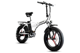 VOZCVOX Bicicletas eléctrica VOZCVOX Bicicleta eléctrica, Plegable, eléctrica, con Asistencia de Pedal, con batería de15Ah, para Adolescentes y Adultos