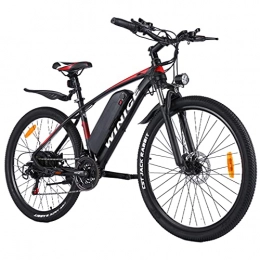 Winice Bicicleta Wince Bicicleta eléctrica e-Bike, 27.5 Pulgadas e-Bike Bicicleta de montaña / batería de Litio extraíble de 36V 10.4AH / Palanca de Cambios Shimano de 21 velocidades