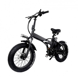 WXJWPZ Bicicletas eléctrica WXJWPZ Bicicleta Eléctrica Plegable 500w Neumático Gordo Plegable Bicicleta Eléctrica De 2 Ruedas