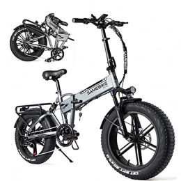 WZFANJIJ Bicicletas eléctrica WZFANJIJ Bicicleta Eléctrica Plegable 500W 26 Pulgadas para Mujeres / Bicicleta de Montaña / e-Bike Aluminio 48V 10AH Batería Shimano 21 Velocidades Frenos de Disco, Silver