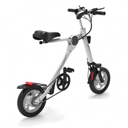 XIXIA Bicicleta X Mini Bicicleta elctrica Plegable pequea Bicicleta elctrica batera de Litio batera Coche Masculino y Femenino Adulto Viaje Negro 36 V