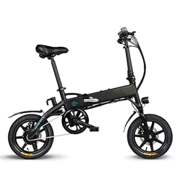 XBSXP Bicicleta XBSXP Bicicletas eléctricas Plegables para Adultos Bicicletas eléctricas Confortables Bicicletas de Carretera de 14 Pulgadas, batería de Litio de 11, 6 Ah, aleación de Aluminio, con Freno