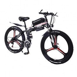 XXZ Bicicletas eléctrica XXZ Bicicleta Eléctrica de Montaña Bicicleta Eléctrica de 26 Pulgadas Plegable con Batería de Litio (36V 350W) 21 Velocidades de Suspensión Completa Premium