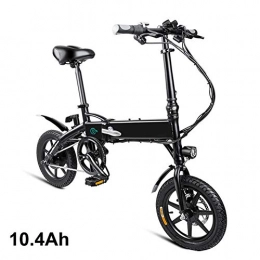 Yimixz Bicicletas eléctrica Yimixz - Bicicleta plegable elctrica de 1 pieza, ajustable, porttil, para ciclismo
