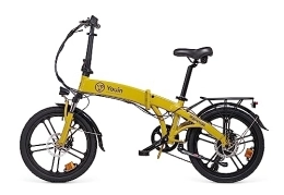 YOUIN NO BULLSHIT TECHNOLOGY Bicicleta YOUIN Valencia Bicicleta Eléctrica Plegable Ruedas 20 Pulgadas - Autonomía 45 km - Motor 250W - Cambio Shimano 7 Velocidades