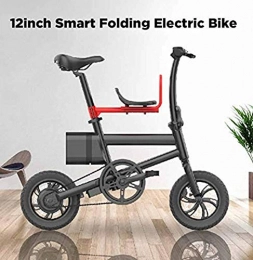 YOUSR Bicicletas eléctrica YOUSR Mini 36V 250W 6AH 12inch Bicicleta Eléctrica Plegable Inteligente 25KM / H Bicicleta Eléctrica De Alta Velocidad con Indicador LED De Encendido