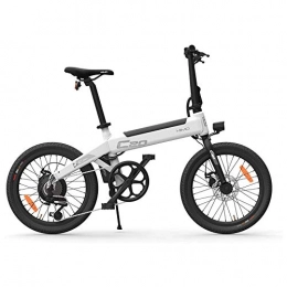 YSHUAI Bicicletas eléctrica YSHUAI Bicicleta Eléctrica Plegable, Bicicleta Eléctricas Plegable Ebike Bikes para Adultos Motor De 250W 36V Bicicleta De Ciudad Velocidad Máxima 25 Km / H Capacidad De Carga 100 Kg, Blanco