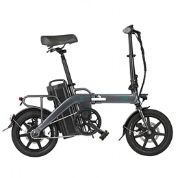Yunyan Bicicletas eléctrica Yunyan Bicicleta eléctrica plegable de 48 V y 350 W, 3 marchas, motor sin escobillas, con 14 neumáticos de inflado, máx. 25 km / h