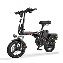 YXZNB Bicicletas eléctrica YXZNB Bicicleta Elctrica, 14 'Bicicleta Elctrica con Motor De 400 W / 48V De La Batera, Los Deportes Al Aire Libre Equitacin Trfico De Bicicletas Plegables