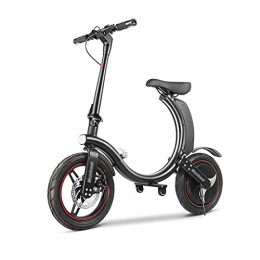 YYGG Bicicleta YYGG Bicicleta Eléctrica Plegable 35 Km / h 80KM Kilometraje 250W 3 Modos de Conducción IP76 Impermeable, 14 Pulgadas Ebike, Sistema de Doble Freno