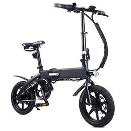 ZIEM Bicicleta ZIEM Bicicleta eléctrica de 14 Pulgadas y 250W asistida por energía con batería de 10Ah, 50-55 kilómetros de duración de la batería